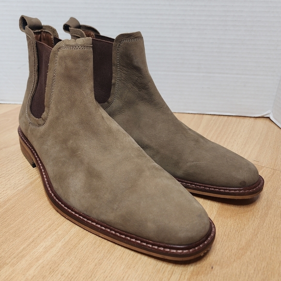 Dune London Leather Beige Tan Byron Chelsea Boots Mens Size 7M EU 40 main image 9
